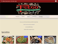 Tablet Screenshot of fuegobigcanoe.com